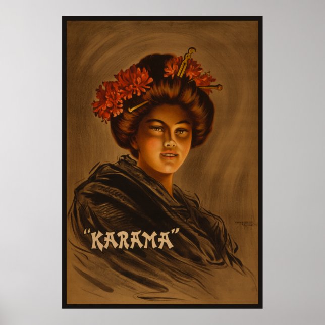 Karama: Japanese Romance Geisha Actress Poster (Front)