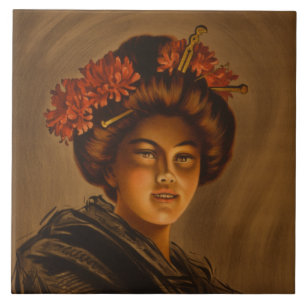 Karama: Japanese Romance Geisha Actress Tile