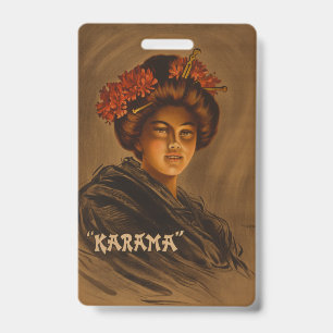 Karama: Theatre Play Japanese Geisha Romance Badge