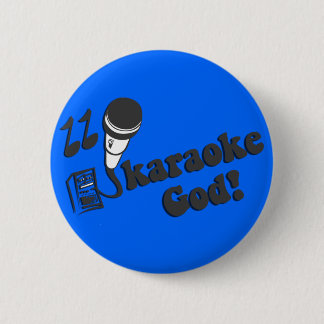 Karaoke God 2 Inch Round Button