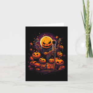 Karaoke Halloween Custom Graphic Tees for Men Wome Card