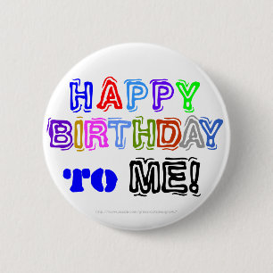 KARAOKE HAPPY BIRTHDAY TO ME! Customize It!-Light 2 Inch Round Button
