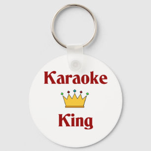 Karaoke King Keychain