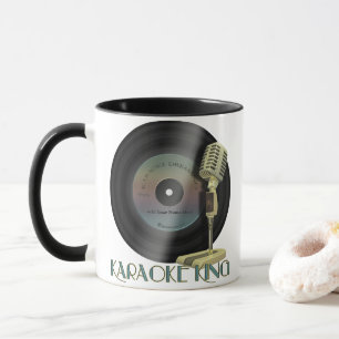 Karaoke King Personalized Drinkware Mug