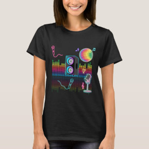 Karaoke Neon Singing Music Party T-Shirt