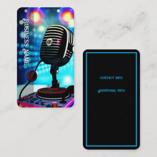Karaoke Nights Business Card