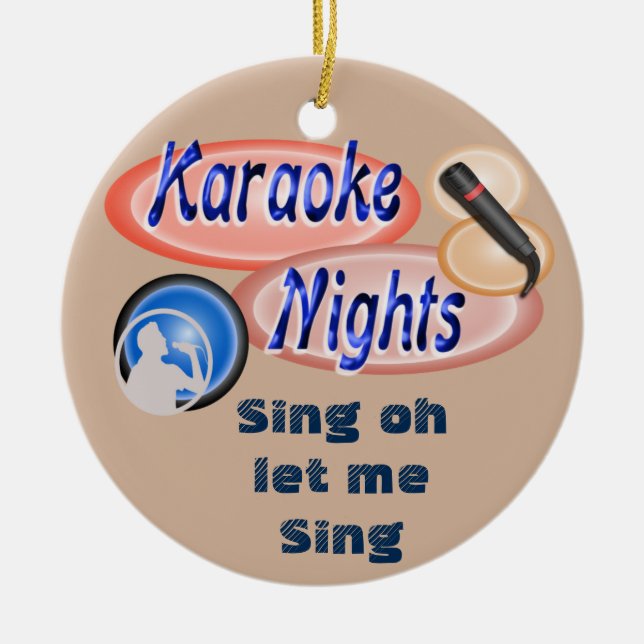 Karaoke - ornament (Front)