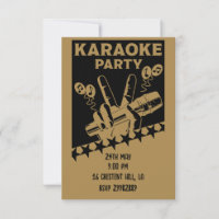 Karaoke Party Invite