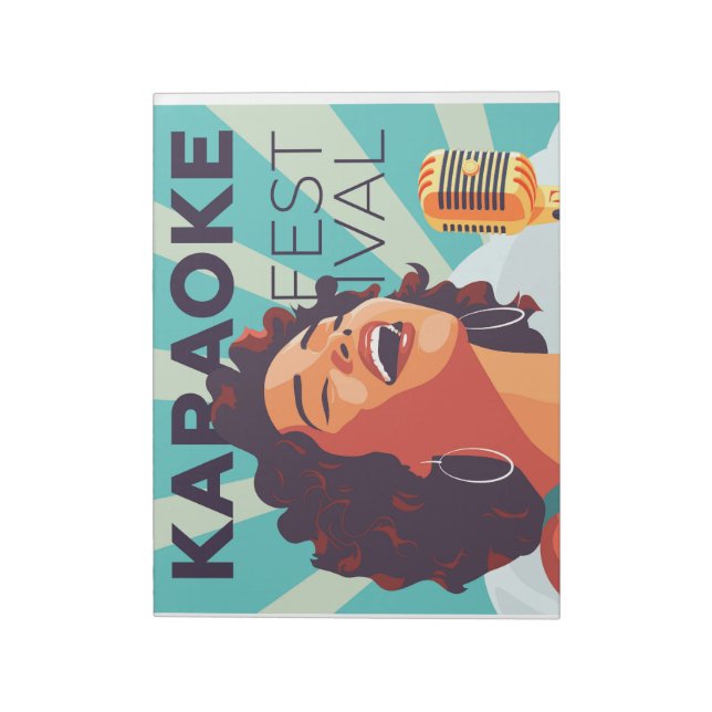 Karaoke party show notepad (Rotated)