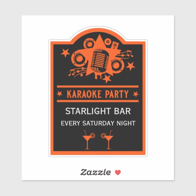 Karaoke Promotion Wall (Sheet)