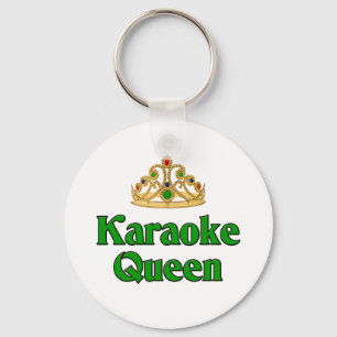 Karaoke Queen Keychain