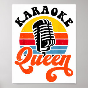 Karaoke Queen Poster