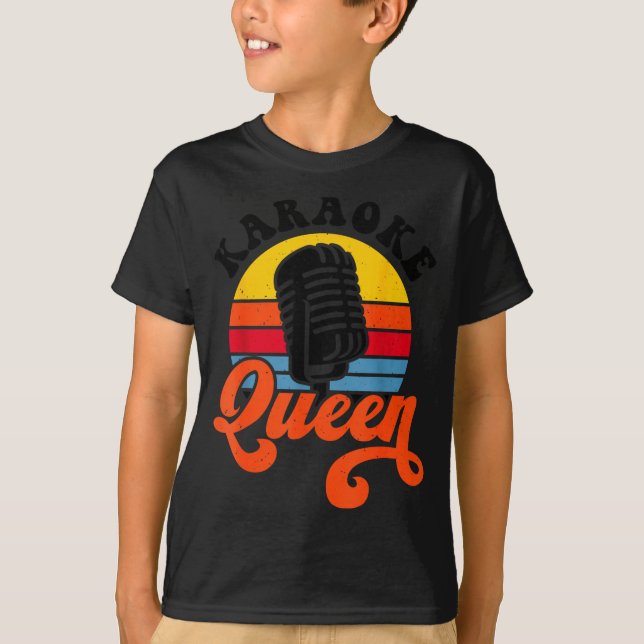 Karaoke Queen  T-Shirt (Front)