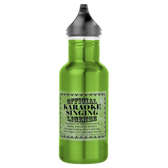 Karaoke Singing License 532 Ml Water Bottle (Right)