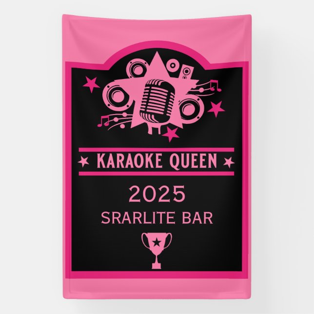 Karaoke Winner Banner (Vertical)