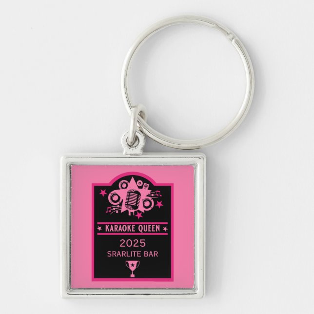 Karaoke Winner Keychain (Front)