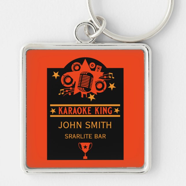 Karaoke Winner Keychain (Front)