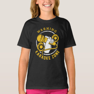 Karaoke Zone Vocalist Music Birthday Gag T-Shirt