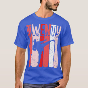 Karate 20th Birthday Men Taekwondo Martial Arts T-Shirt