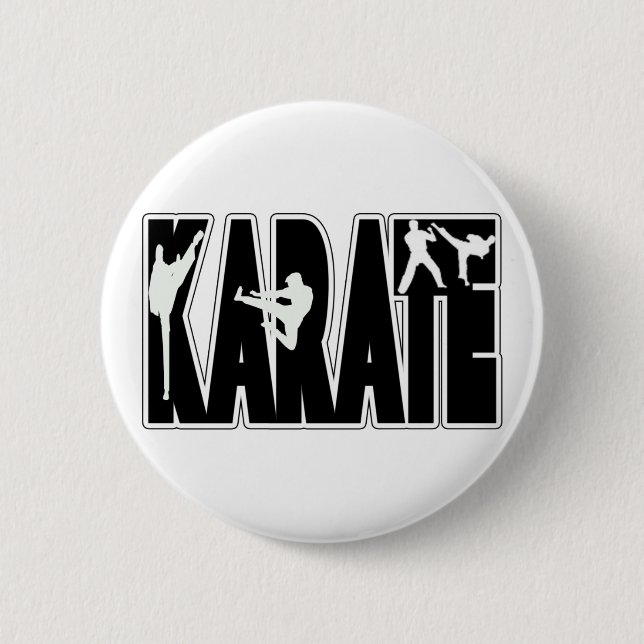 KARATE 2 INCH ROUND BUTTON (Front)