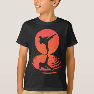 Karate And Kung Fu Silhouette Shotokan Gift Martia T-Shirt