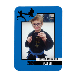 Karate Belt Achievement Flexible Photo Magnet