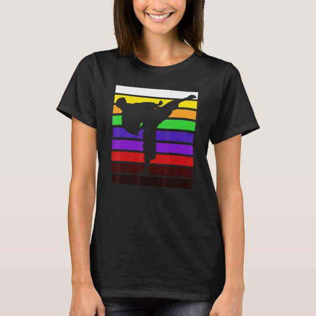 Karate Belt Colours T-Shirt (Front)