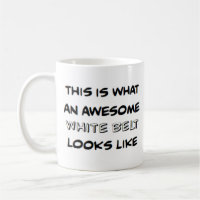 karate belt white, awesome