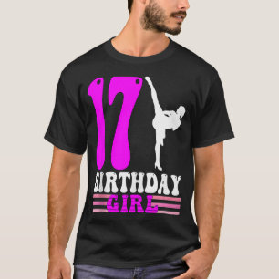 Karate Birthday Kids 17th Birthday Taekwondo T-Shirt