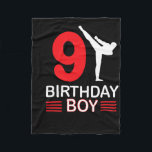 Karate Birthday Tee Boy Gift Kids Taekwondo 1  Fleece Blanket<br><div class="desc">Karate Birthday Tee Boy Gift Kids Taekwondo 1</div>