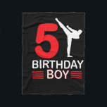 Karate Birthday Tee Boy Gift Kids Taekwondo 2  Fleece Blanket<br><div class="desc">Karate Birthday Tee Boy Gift Kids Taekwondo 2</div>