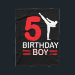 Karate Birthday Tee Boy Gift Kids Taekwondo 2  Fleece Blanket<br><div class="desc">Karate Birthday Tee Boy Gift Kids Taekwondo 2</div>