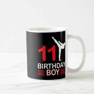Karate Birthday Tee Boy Gift Kids Taekwondo 3 Coffee Mug