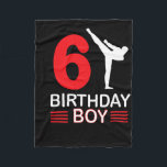 Karate Birthday Tee Boy Gift Kids Taekwondo 4  Fleece Blanket<br><div class="desc">Karate Birthday Tee Boy Gift Kids Taekwondo 4</div>