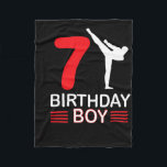 Karate Birthday Tee Boy Gift Kids Taekwondo 5  Fleece Blanket<br><div class="desc">Karate Birthday Tee Boy Gift Kids Taekwondo 5</div>