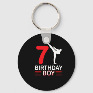 Karate Birthday Tee Boy Gift Kids Taekwondo 5  Keychain