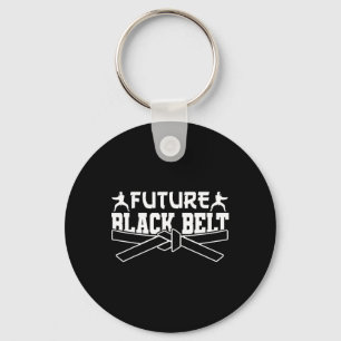 Karate Black Belt Gi Uniform Future Black Belt Keychain