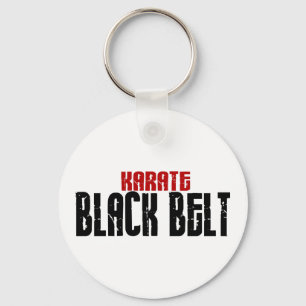 Karate Black Belt Karate Keychain