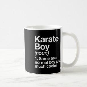 Karate Boy Definition Funny Martial Arts Sports  Coffee Mug