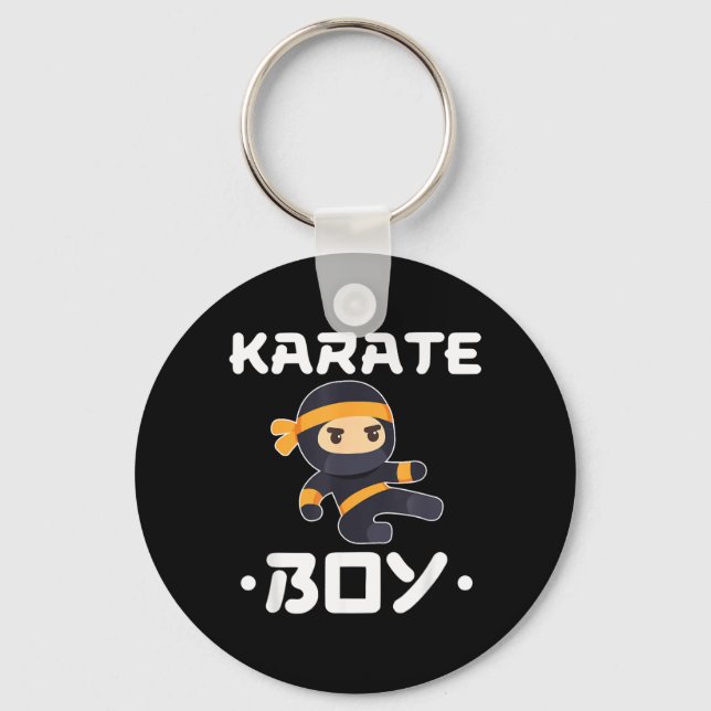 Karate Boy Keychain (Front)