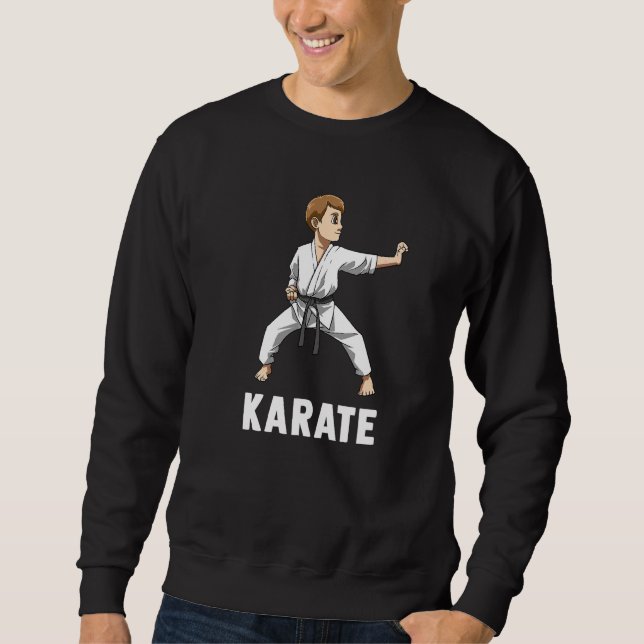 Karate Boy  Kid Karate Mma Sweatshirt (Front)