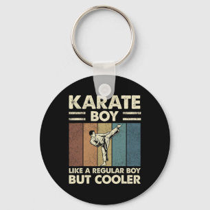 Karate Boy Like A Regular Boy But Cooler Funny Kid Keychain
