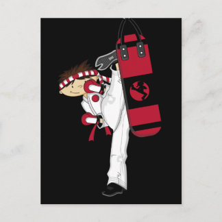 Karate Boy Postcard