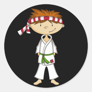 Karate Boy Sticker Sheet
