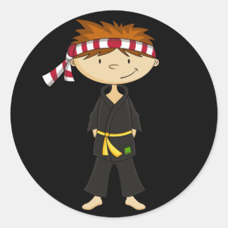 Karate Boy Sticker Sheet
