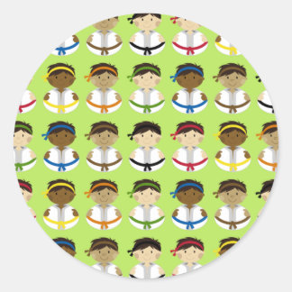 Karate Boy Sticker Sheet