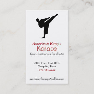 Karate Business Card