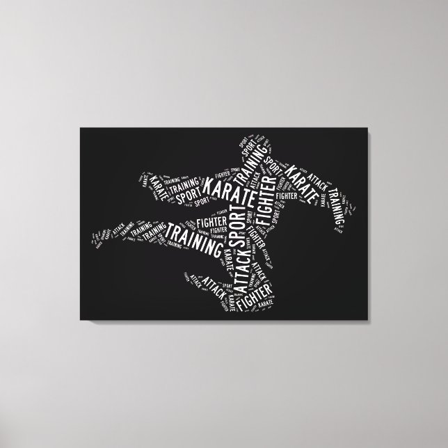 Karate Canvas Print (Front)