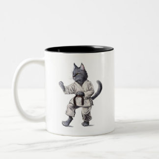 Karate Cat Stance Mug