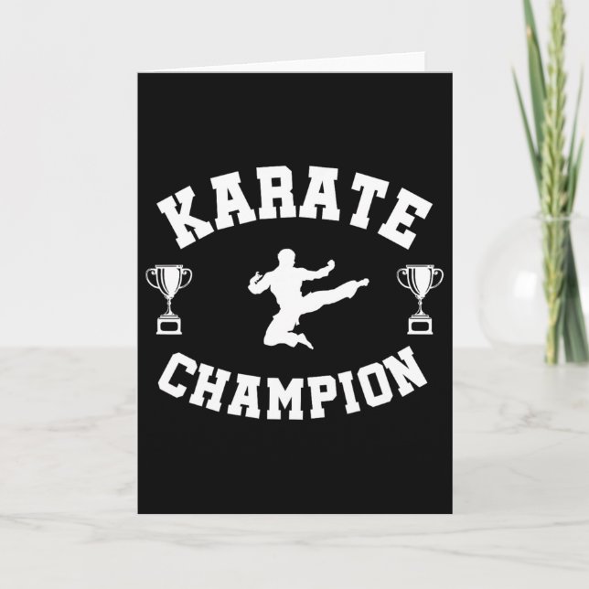 Karate Champion  Card (Front)